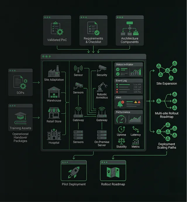 Pilot Deployment and Industry Readiness Illustration