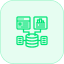Data aggregation icon