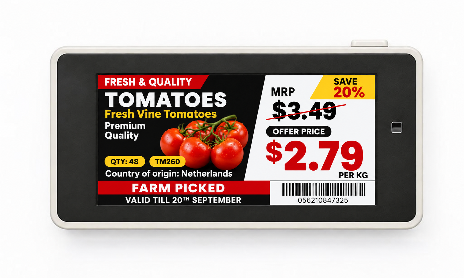 2.13" Color ESL Display